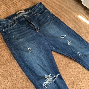 Joe’s jeans ripped. 32